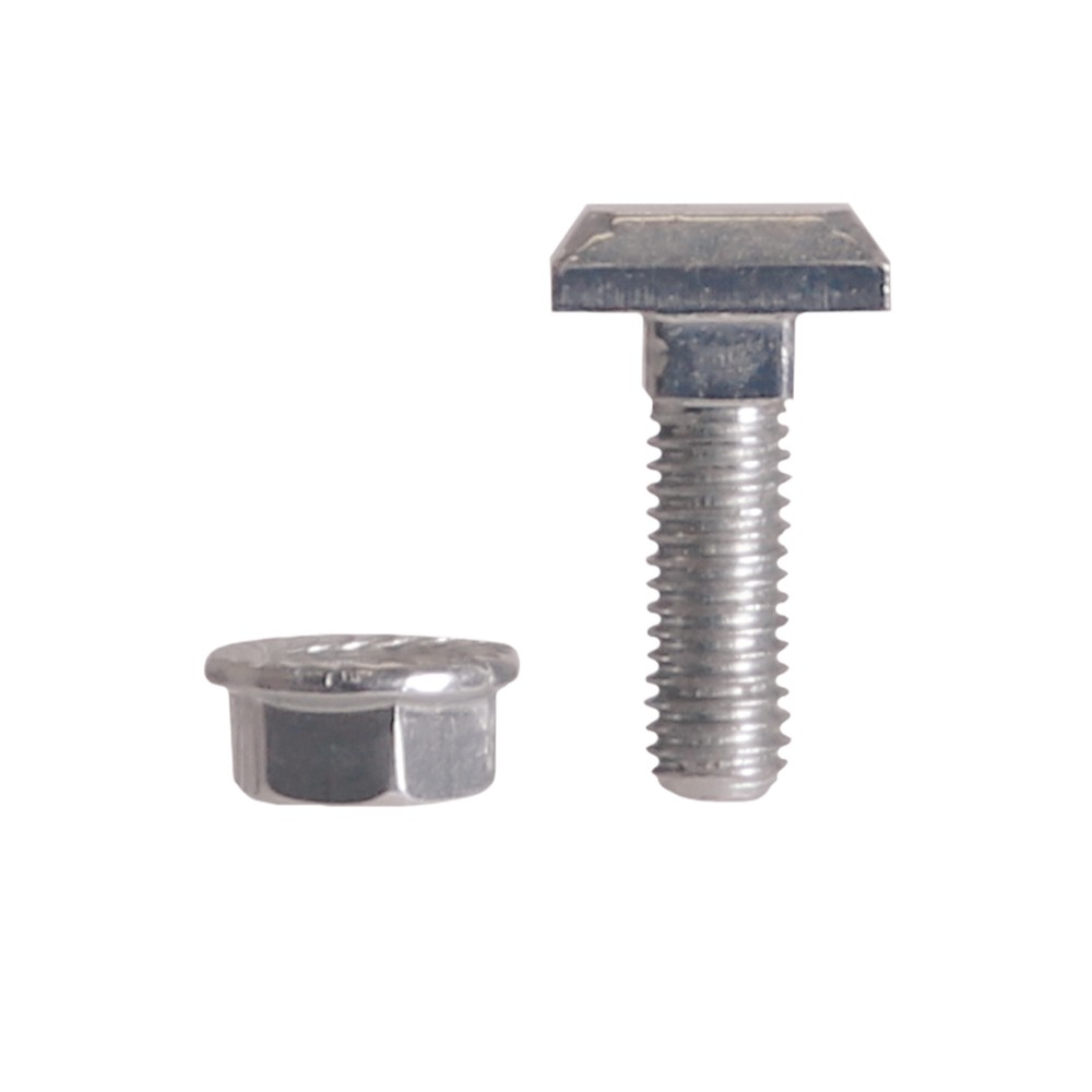 M8 x 25mm T Bolt with Nut Dacromet Finish