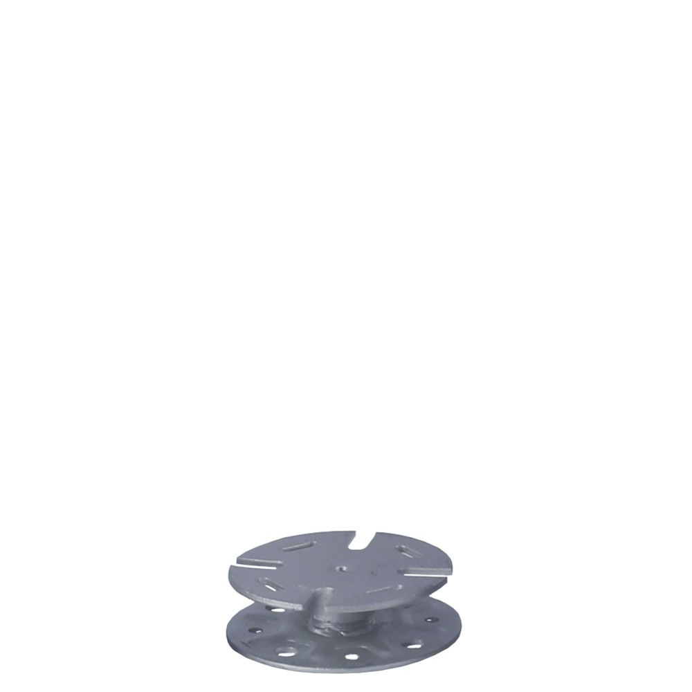 Adjustable Pedestal Base 26 - 35mm Zinc Passivated Steel - Zintec 200