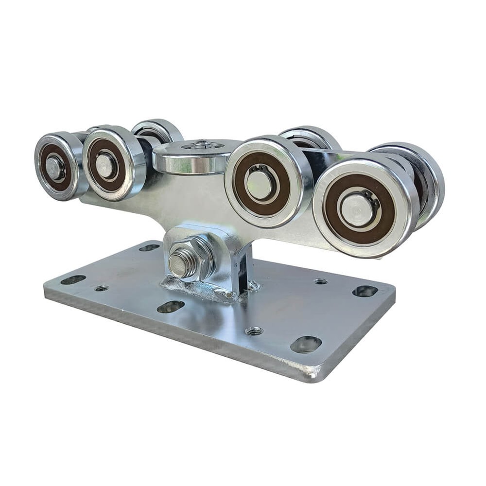 9 Wheel Support Roller - Heavy Duty Max. Gate 1000 Kgs - 12.0M Opening