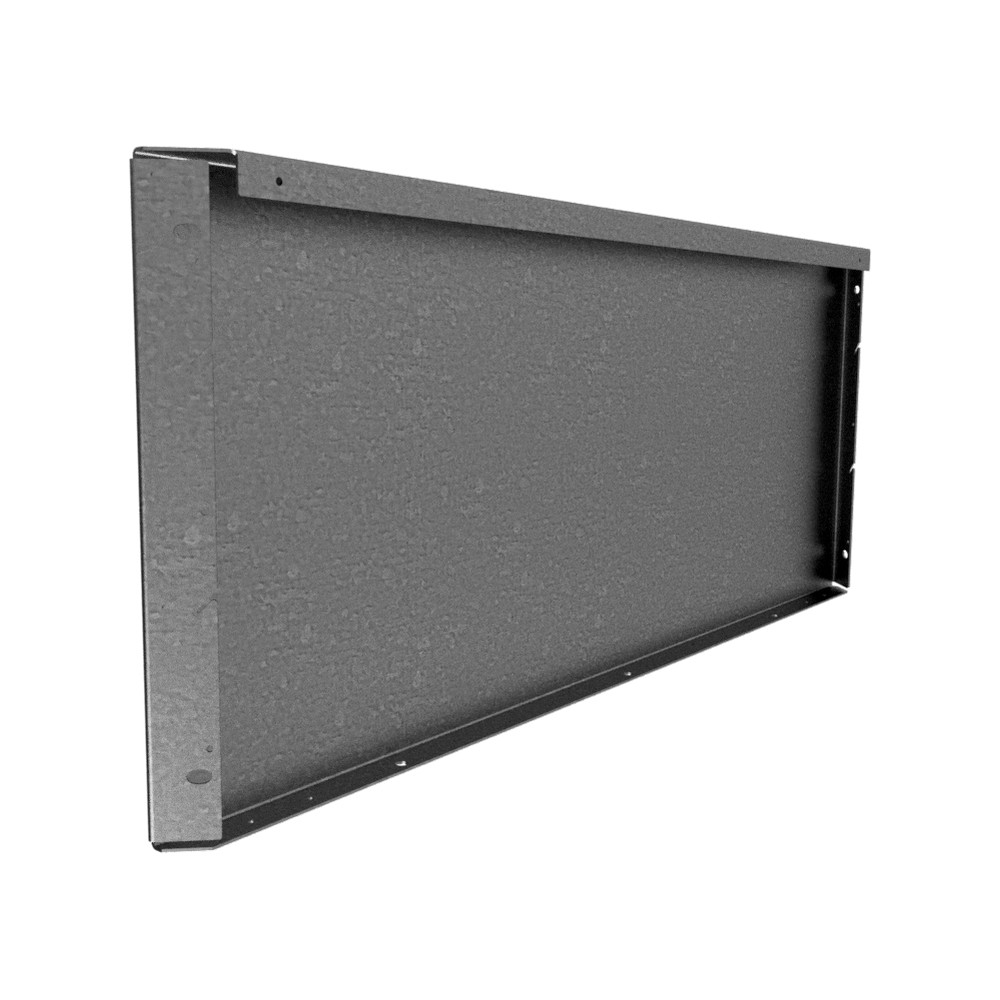 Zero-Flex Raised Garden Bed Panel H400 x L1000mm Galvanised Steel