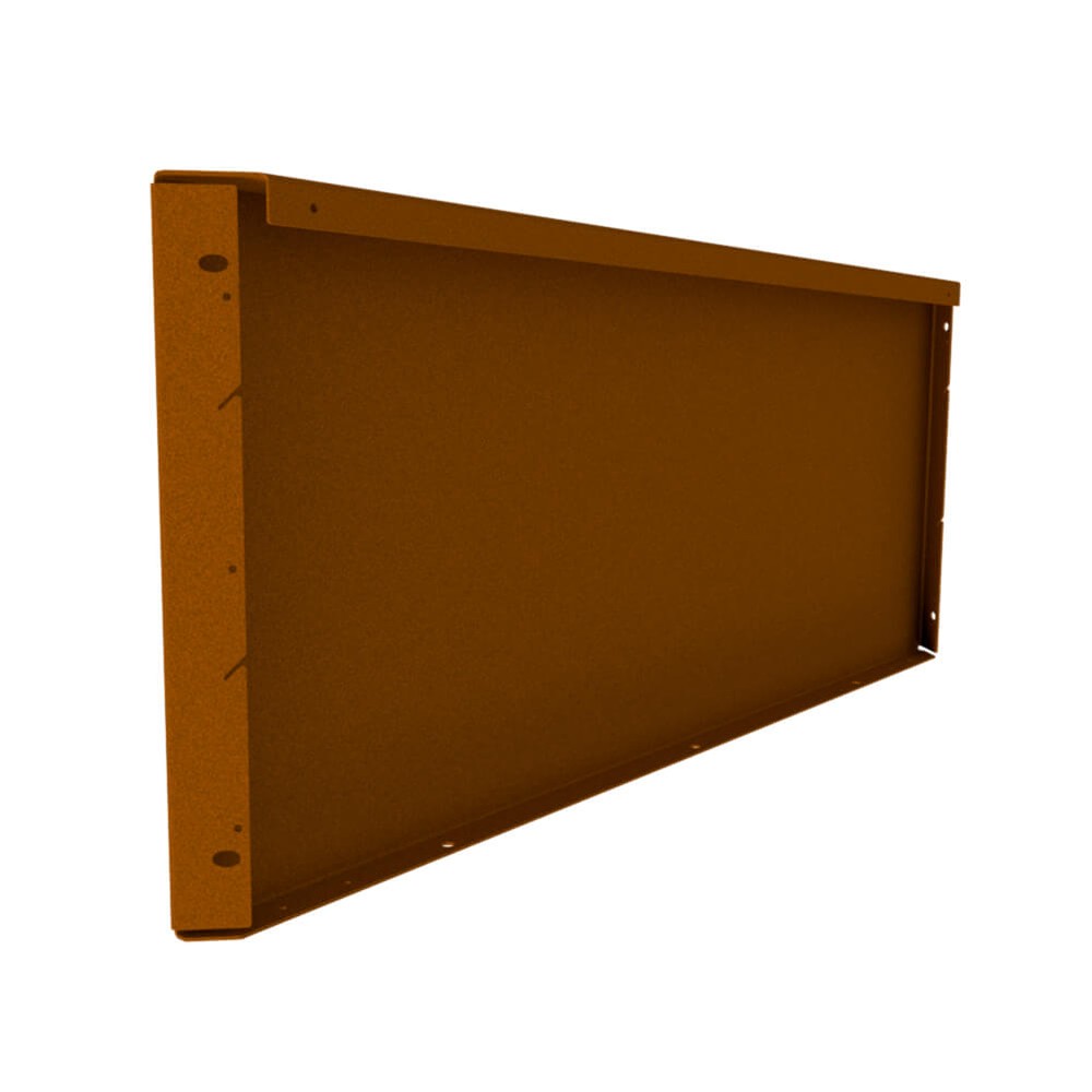 Zero-Flex Raised Garden Bed Panel H400 x L1000mm Weathering Steel