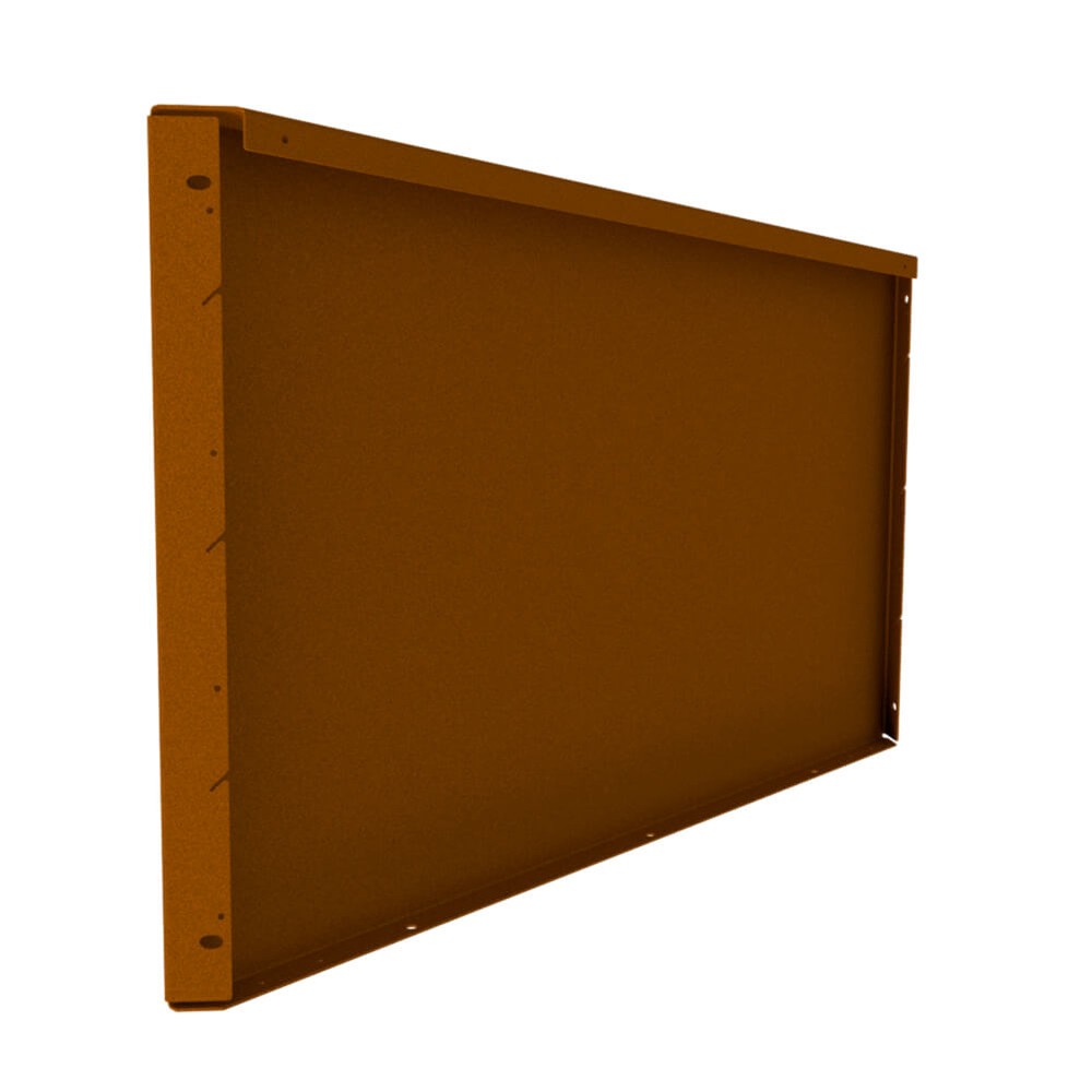 Zero-Flex Raised Garden Bed Panel H560 x L1000mm Weathering Steel