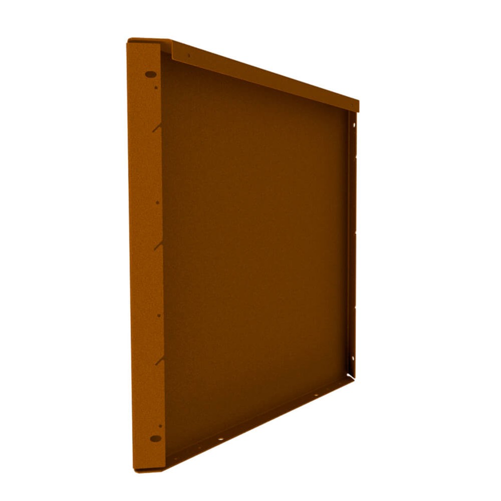 Zero-Flex Raised Garden Bed Panel H560 x L600mm Weathering Steel