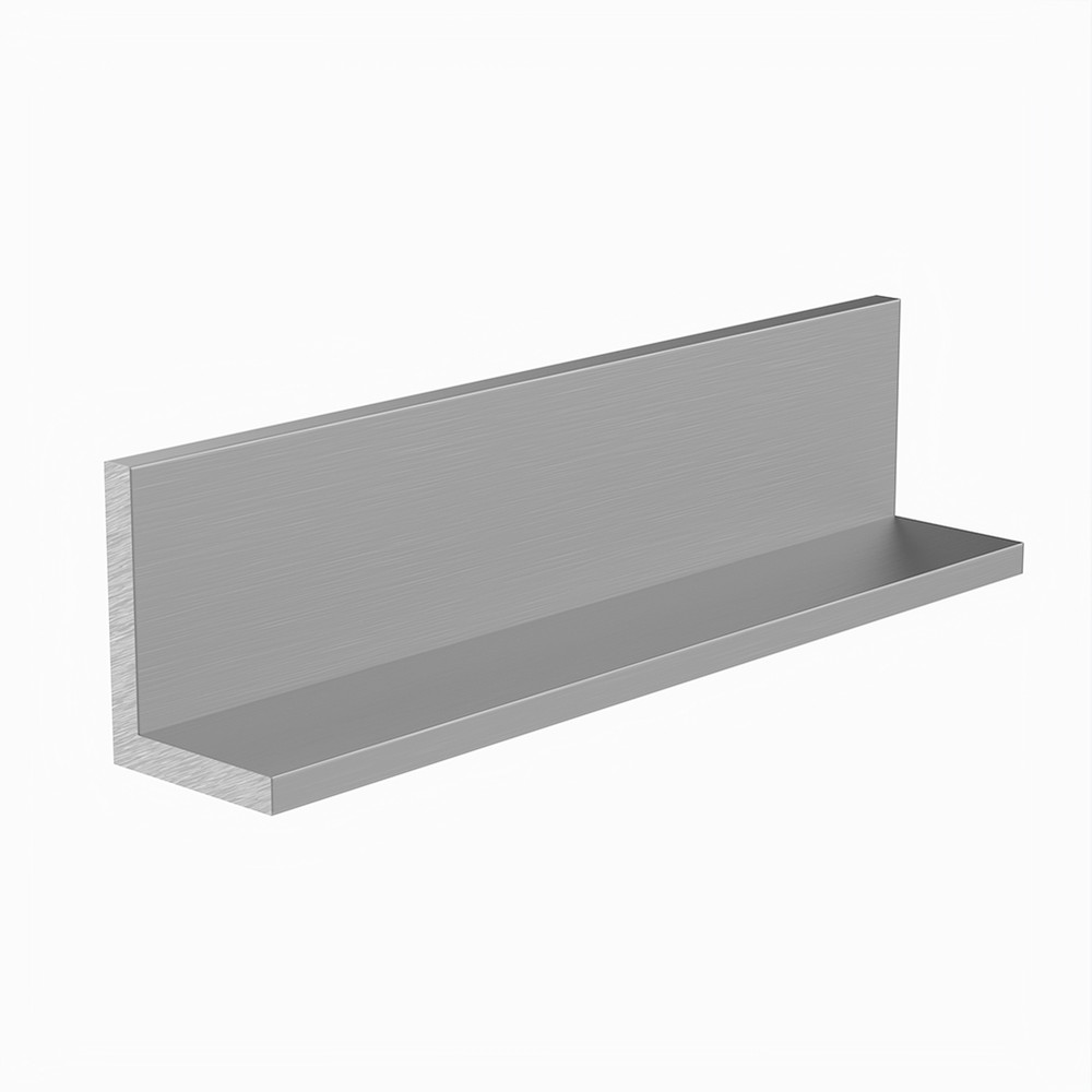 2 x 1.1/2 x 1/4" -L: 5m Unequal Aluminium Angle Grade 6063 T6