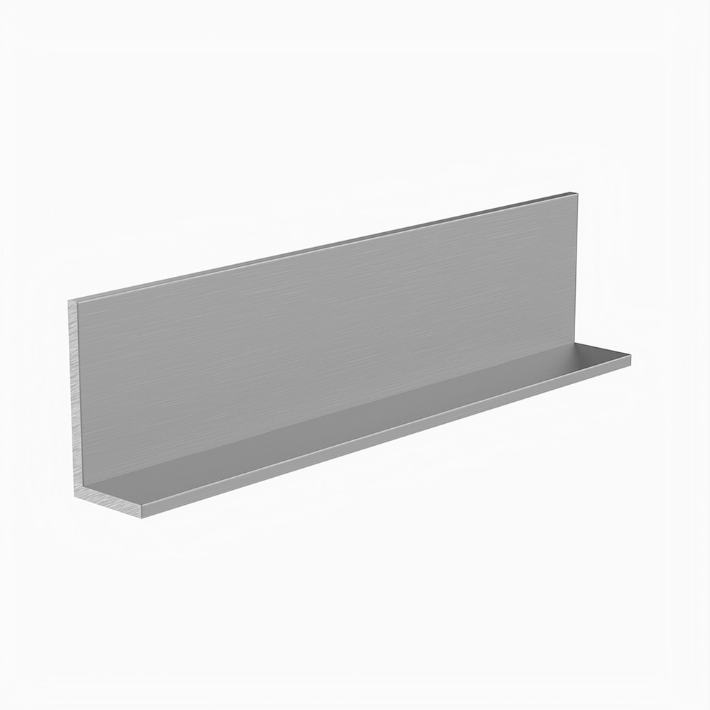 2 x 1 x 1/8 - L: 5m Unequal Aluminium Angle Grade 6063 T6