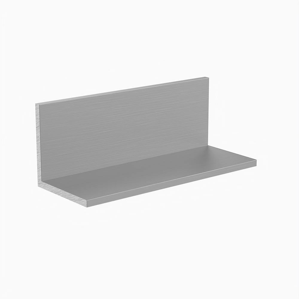 Aluminium Angle - 3 x 3 x 1/4" - L: 5m - Equal - Grade 6063 T6 - F H Brundle