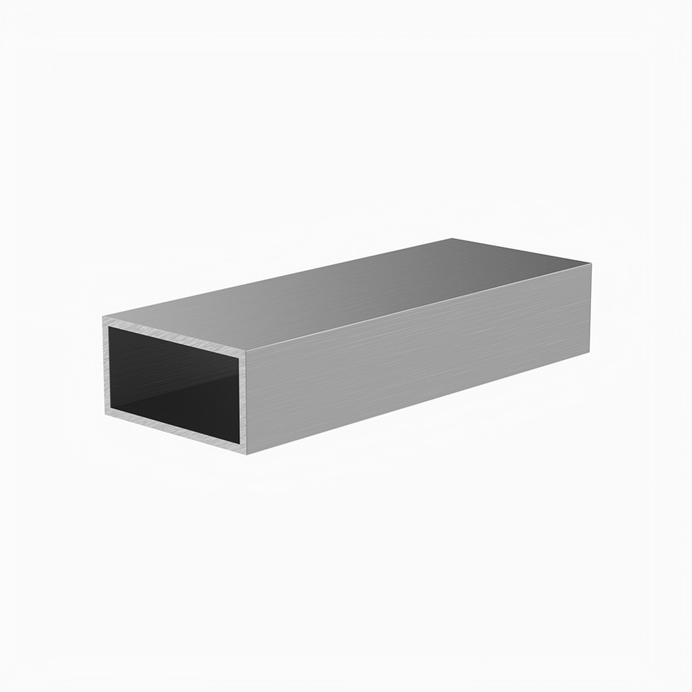 3 x 11/2 x 10g - L:5m Aluminium Rectangular Box Section Grade 6063 T6