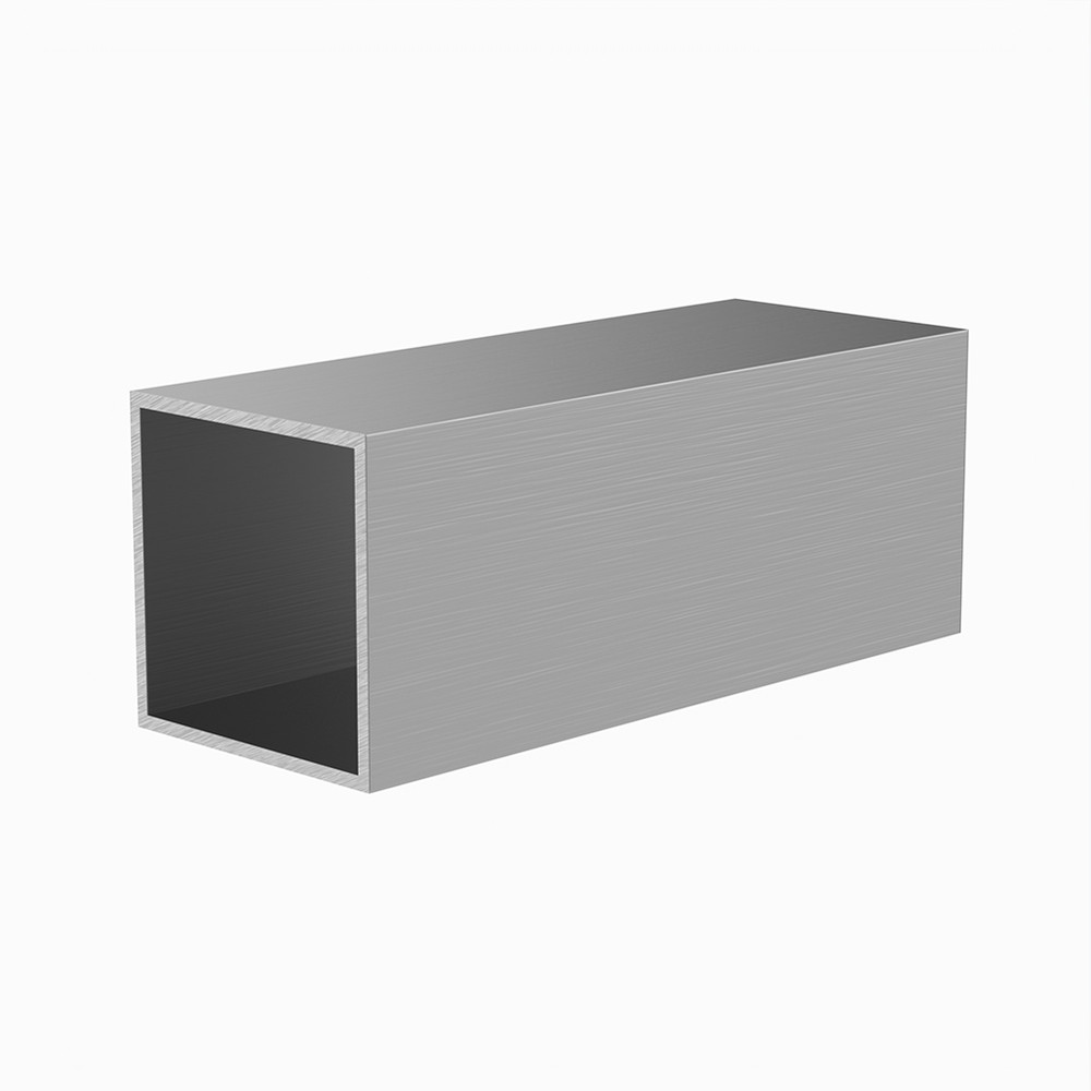 3 x 3 x 10g - L:5m Aluminium Square Box section Grade 6063 T6
