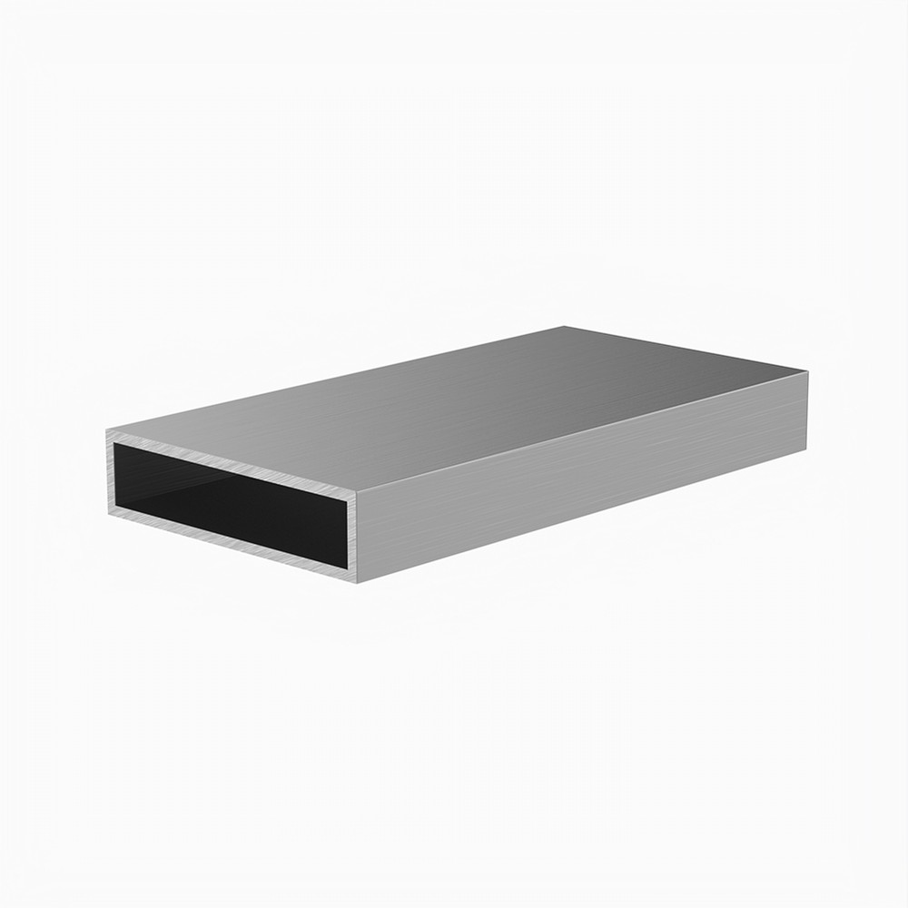 4 x 1 x 10g - L:5m Aluminium Rectangular Box Section Grade 6063 T6