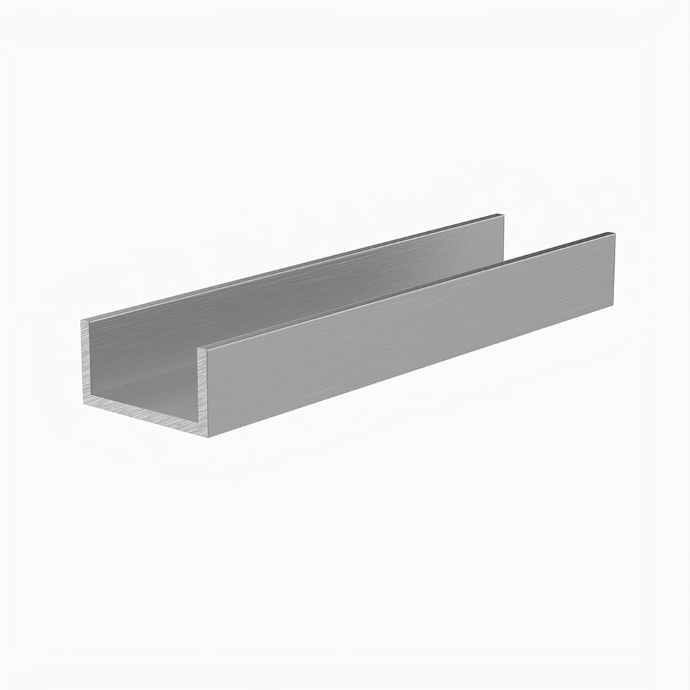 Aluminium Channel Section - 2 x 1 x 1/8" - L:5m - Grade 6063 T6 - F H Brundle
