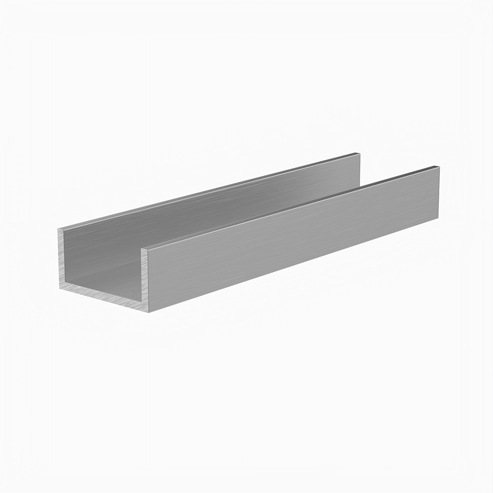 2 x 1 x 1/8"- L:5m Aluminium Channel Section Grade 6063 T6