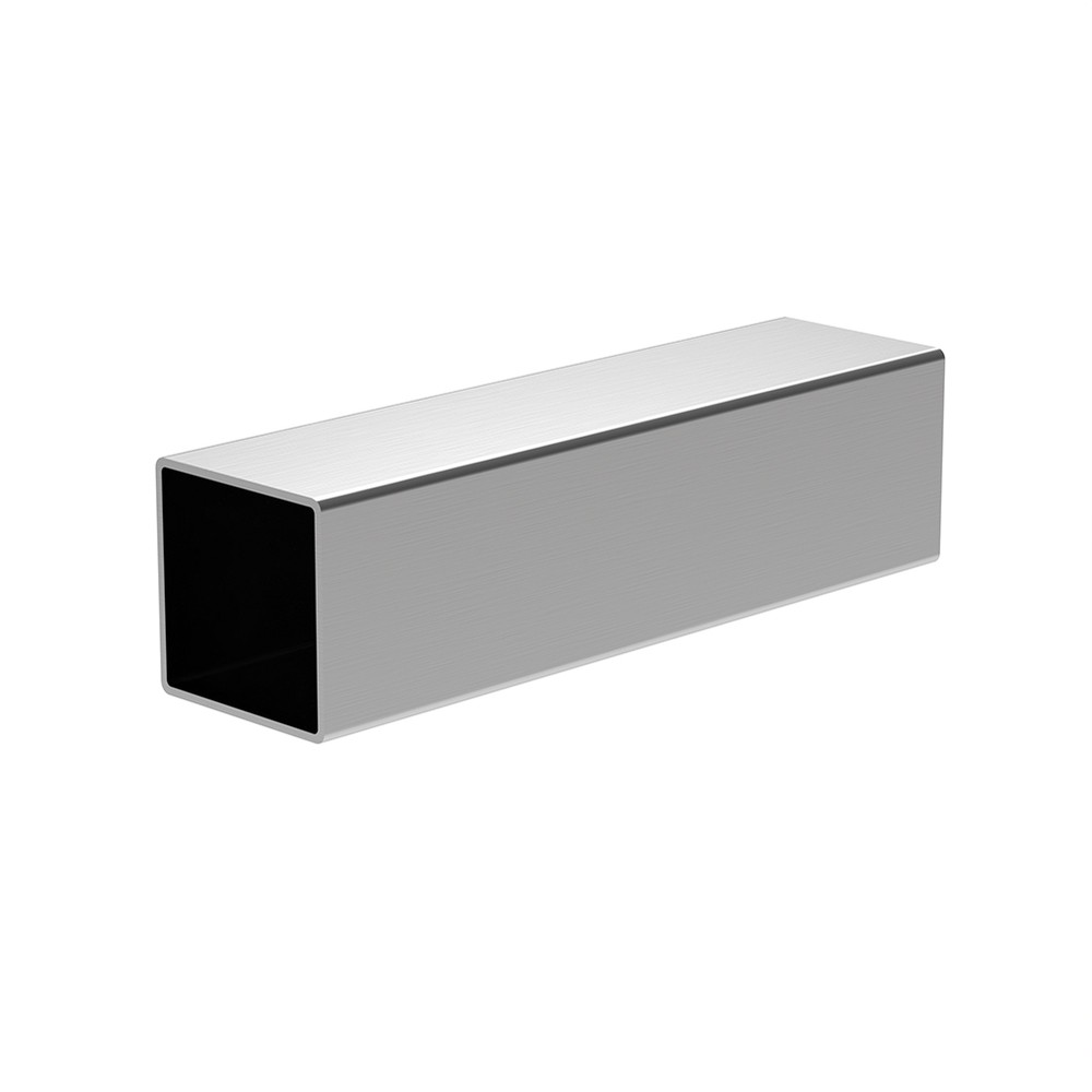 Stainless Steel Square Box Section - 40 x 40 x 1.5mm - L:6m - Grade 304 (1.4307)