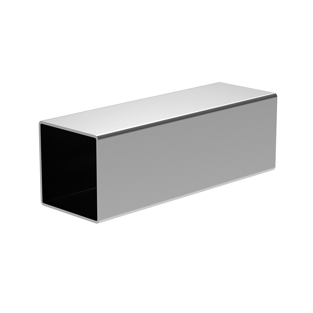Stainless Steel Square Box Section - 50 x 25 x 1.5mm - L:6m - Grade 304