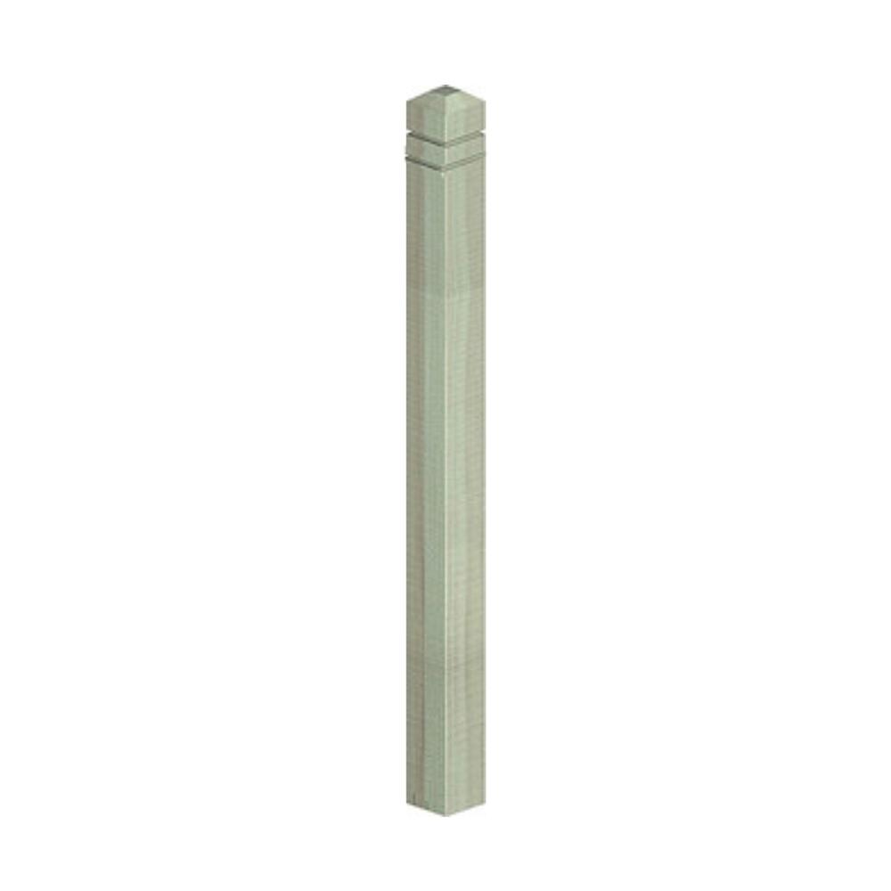 Square Newel Post for Decking - 1300 x 8 Green Pressure Treated to UC4 - F H Brundle