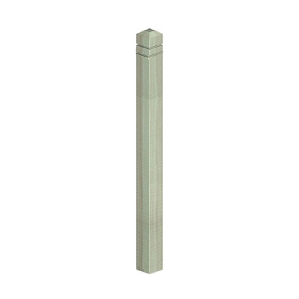 Square Newel Post for Decking - 1300 x 8 Green Pressure Treated to UC4